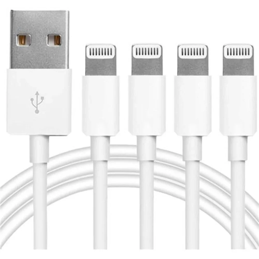 4Pack [Apple MFi Certified] Charger Lightning to USB Charging Cable Cord